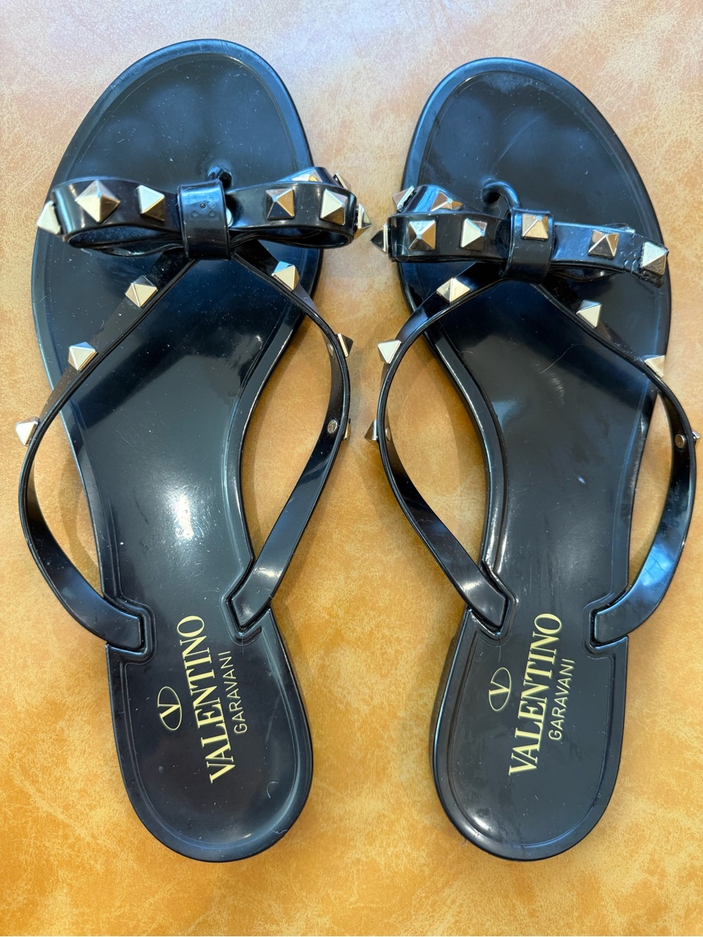 Valentino Garavani Black Sandals authentic